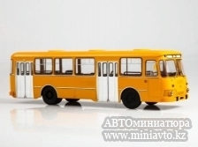 Автоминиатюра модели - ЛиАЗ 677М жёлтый SSM