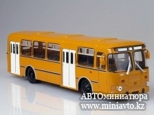 Автоминиатюра модели -  ЛиАЗ-677М жёлтый "Советский Автобус"первый выпуск!