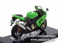 Автоминиатюра модели - Kawasaki Ninja ZX-10R green Atlas 