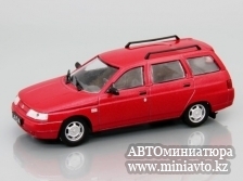 Автоминиатюра модели - ВАЗ-2111 (1998-2009),красный Автолегенды СССР DeAgostini