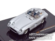 Автоминиатюра модели - Mercedes 300 SLR Racing Sports Car 1955 silver IXO