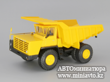 Автоминиатюра модели - БелАЗ-540 самосвал, желтый Наш Автопром