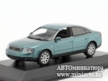 Автоминиатюра модели - Audi A6 1997 Green Metallic Maxichamps