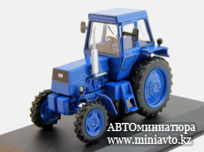 Автоминиатюра модели - Трактор ЛТЗ-55А (1991), синий  Тракторы Hachette