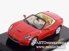 Автоминиатюра модели - Ferrari California Spider 2008 red Altaya
