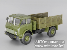 Автоминиатюра модели - МАЗ-505 (1963) полноприводный грузовик, хаки Наш Автопром