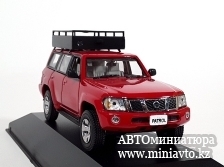 Автоминиатюра модели - Nissan Patrol Off-Road  2005 red 1:43 J-Collection