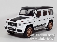 Автоминиатюра модели - Mercedes G63 AMG White 1:18 CPM junior series
