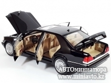 Автоминиатюра модели - Mercedes-Benz S320 SEL W140 Black 1:24 CPM junior series