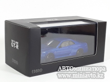 Автоминиатюра модели - Nissan Skyline GT-R R34 V-SPEC II Blue 1:43 Ebbro 