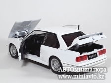 Автоминиатюра модели - BMW M3 E30 white 1:24 CPM junior series