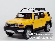 Автоминиатюра модели - Toyota FJ Cruiser yellow 1:24 CPM junior series