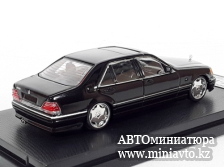 Автоминиатюра модели - Mercedes-Benz S600 W140 Black  1:64 Street Weapon