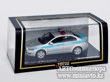 Автоминиатюра модели - Mitubishi Lancer Kazakhstan Police 2010 Серебряный / синий Vitesse