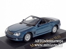 Автоминиатюра модели - MERCEDES-BENZ SL55, topaz blue Yat Ming