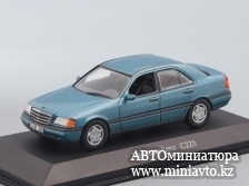 Автоминиатюра модели - MERCEDES-BENZ C220 (W202), blue metallic Minichamps
