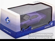Автоминиатюра модели - Dodge Challenger SRT Demon V8 6.2L 2018 пурпурный Solido