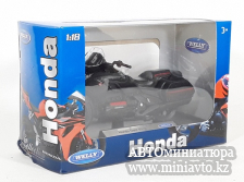 Автоминиатюра модели - HONDA  GOLD WING 2020 black 1:18 Welly 
