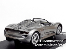 Автоминиатюра модели - Porsche 918 Spyder Convertible 2010 GREY  1:18 MZ