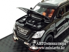 Автоминиатюра модели - Nissan Patrol SUV Black 1:24 CPM junior series