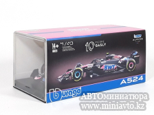 Автоминиатюра модели - Alpine A524 BWT F1 2024 #10 Gasly 1:43 Bburago