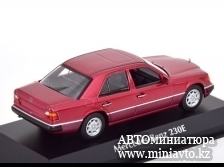 Автоминиатюра модели - Mercedes 230 E (W124)Saloon 1991 metallic-dark red 1:43 Maxichamps