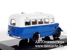 Автоминиатюра модели - ПАЗ-651 бело/синий DiP Models
