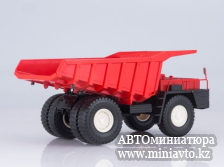 Автоминиатюра модели - БЕЛАЗ-548 красно-белый 1:43 Наш Автопром