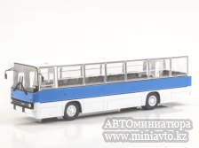 Автоминиатюра модели - Икарус-260.51 синий/белый 1:43 Наши Автобусы