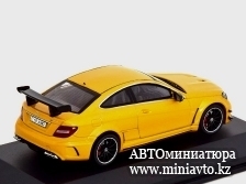Автоминиатюра модели - Mercedes AMG C63 Coupe Black Series 2012 yellowmetallic 1:43 Solido