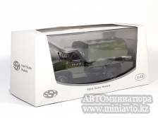 Автоминиатюра модели - CHEVROLET G7117 бортовой с тентом (с лебёдкой) хаки 1:43 SSM