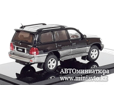 Автоминиатюра модели - Toyota Land Cruiser Cygnus 100W (Lexus LX 470) black 1:64 GCD