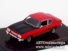 Автоминиатюра модели - Ford Capri 1700 GT 1970 red black IXO