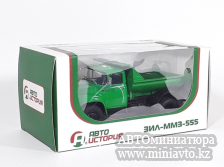 Автоминиатюра модели - ЗиЛ-ММЗ-555 (поздняя облицовка ) зелёный Автоистория