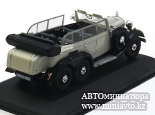 Автоминиатюра модели - Mercedes G4 W31 1938 lightgrey/black Altaya