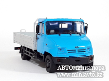 Автоминиатюра модели - ЗиЛ-5301 "Бычок", голубой/серый Автоистория