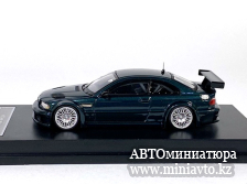 Автоминиатюра модели - BMW M3 GTR E46  Green 1:64 MJ Model