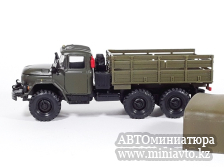 Автоминиатюра модели - ЗиЛ 131 с тентом, хаки 1:43 Элекон