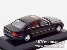 Автоминиатюра модели - Mercedes S-Class W220 1998 black Minichamps