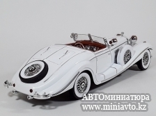 Автоминиатюра модели - Mercedes 500K Roadster  White 1:18 CPM junior series