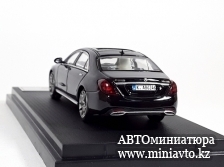 Автоминиатюра модели - Mercedes Benz S450 W222 Black 1:64 Master 