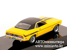 Автоминиатюра модели - Chevrolet Camaro Yenko SYC 1969 yellow/matt-black 1:43 Ixo