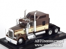 Автоминиатюра модели - Kenworth W900 1990 brownmetallic/creme 1:43 Ixo