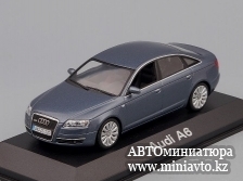 Автоминиатюра модели - AUDI A6 (C6), dark blue Minichamps 