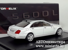 Автоминиатюра модели - Mercedes Benz S Class S600L W221 White 1:64 Motorhelix