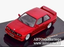 Автоминиатюра модели - BMW Alpina B6 3.5S based M3 E30 1989 redmetallic Ixo 