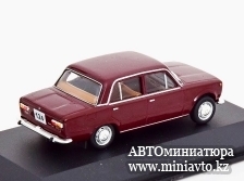 Автоминиатюра модели - Fiat 124 Saloon 1966 darkred Altaya