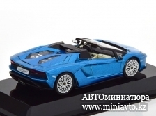 Автоминиатюра модели - Lamborghini Aventador S Roadster, blue met., 2017 Altaya  SUPERCARS