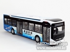 Автоминиатюра модели - Zhong Tong LCK6126EVGRA1 electric Blue Airport Express 1:42 China Promo Models
