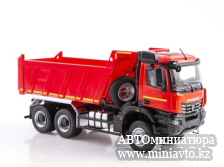 Автоминиатюра модели - KамАЗ-65952 самосвал красный 1:43 ПАО КАМАЗ